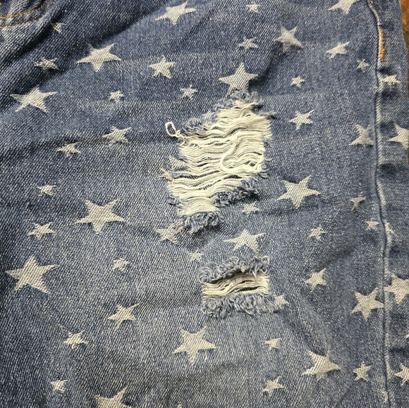 Mittoshop Starry Distressed Blue Skinny Jeans - Picture 5 of 5